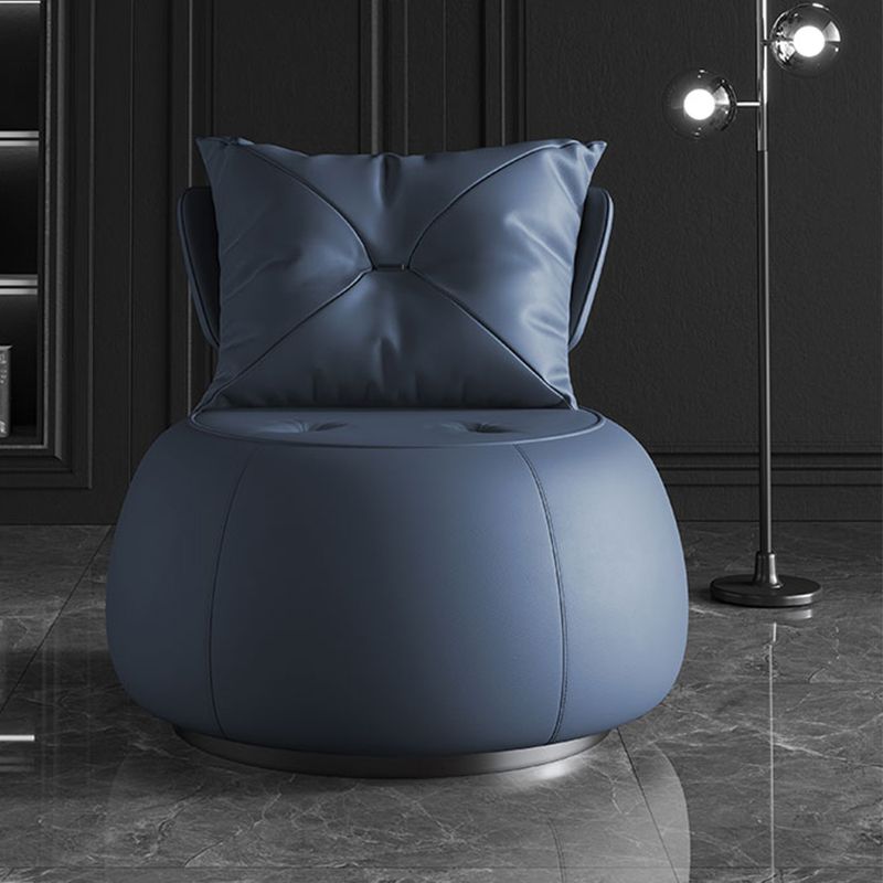 Faux Leather Chair 29.9" L x29.9 W x29.9" H  Armless Chair for Living Room