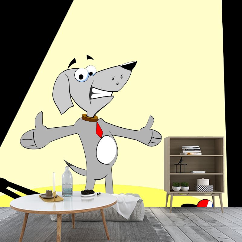 Horizontal Illustration Wall Mural Cartoon Decorative Eco-friendly for Home Decor