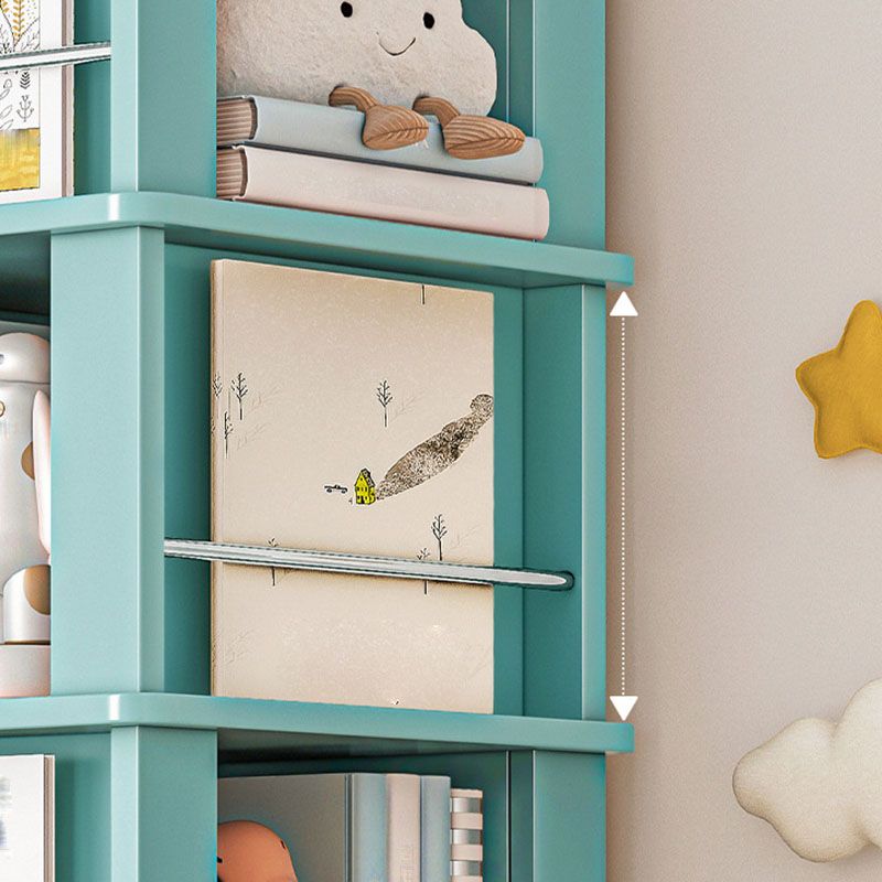 Engineered Wood Standard Bookcase Closed Back Scandinavian Bookshelf