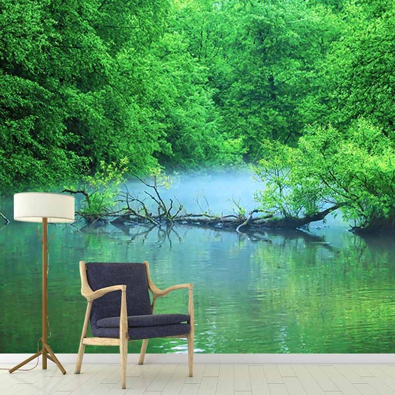 Mildew Resistant Wall Mural Wallpaper Forest Landscapes Pattern for Decoration