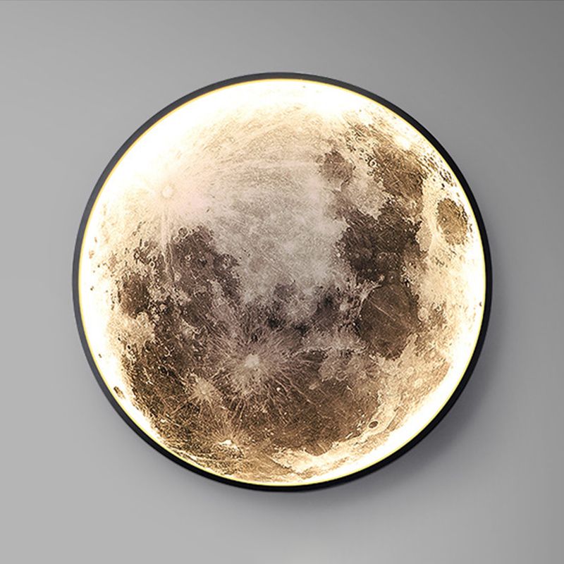 Contemporary Circle LED Wall Light Household Wall Lighting Fixture for Living Room