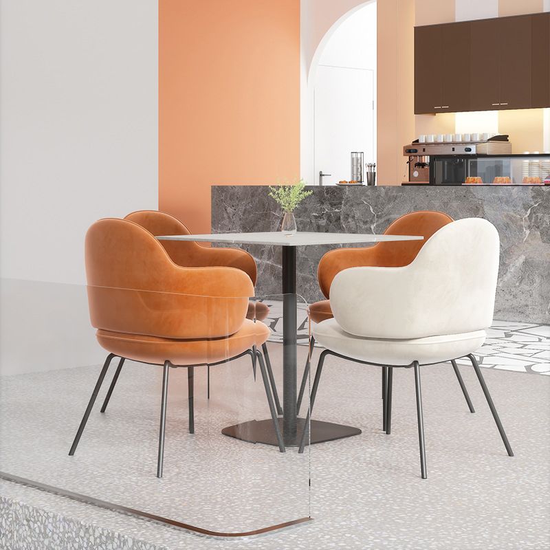 Contemporary Kitchen Dining Arm Chair Upholstered Chair for Kitchen