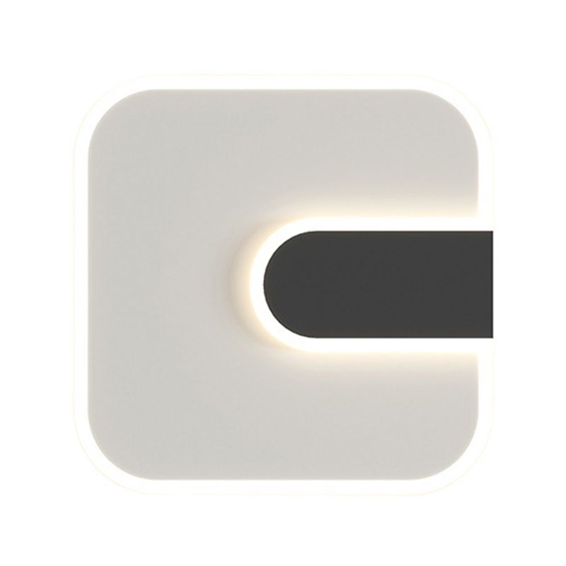 Simple Shape Wall Lighting Fixtures Modern Metal Wall Light Sconces for Bedroom