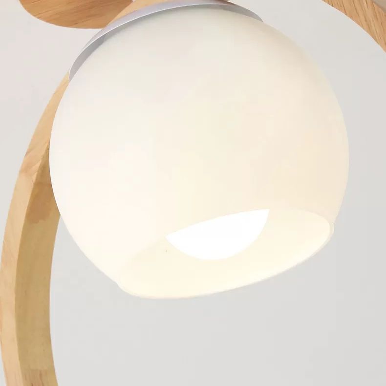 Sofiling corridoio a sfiorare la luce moderna a soffitto a soffitto a soffitto con cerchio in legno