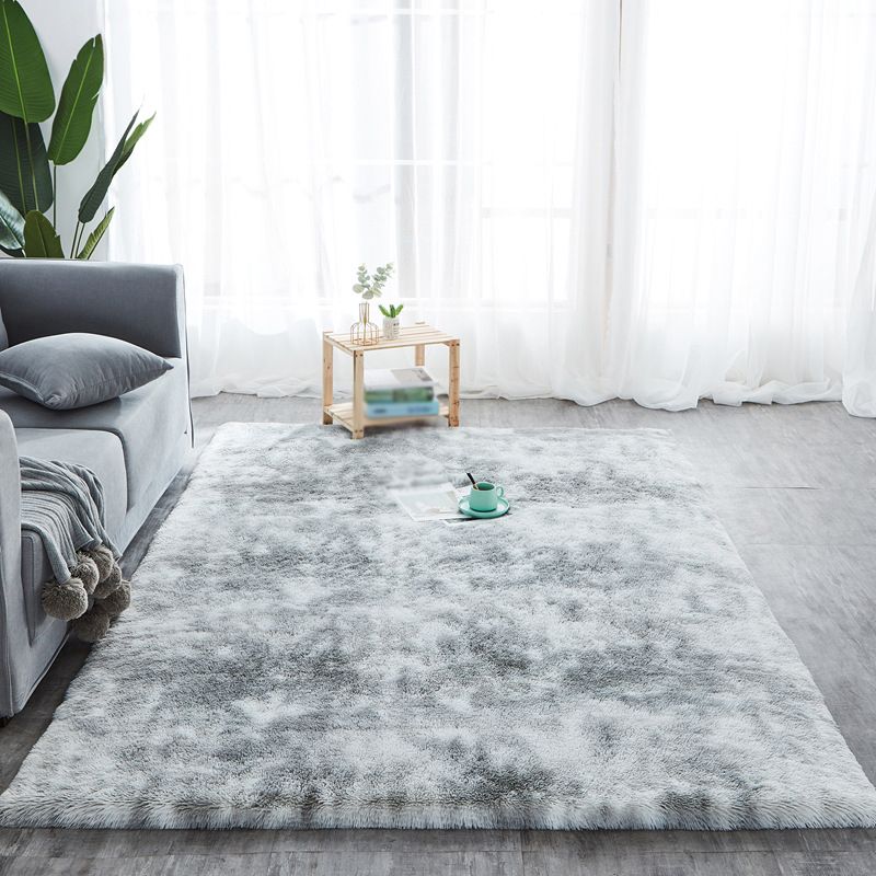 Grijs Tie Dye Area Rug Polyester Casual Trug Shad binnen Tapijt voor woningdecoratie