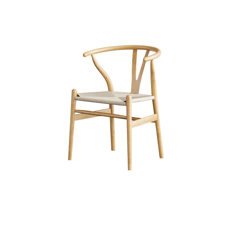 Modern Ash Wood Dinette Set 1/2/4/5 Pieces Rectangle Beige Dining Table Set
