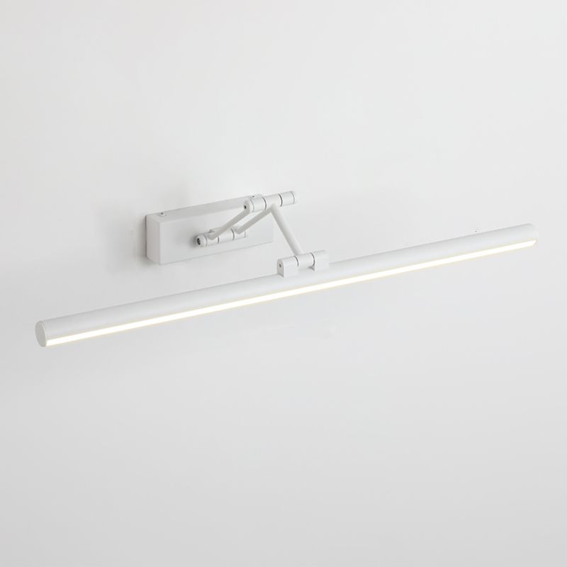 Modern Simple Vanity Light Cylinder Shape Scalable Vanity Lamp for Shower Room