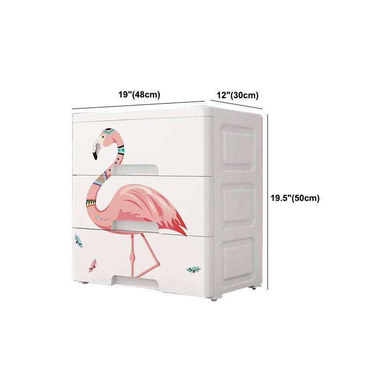 Contemporary Wardrobe Plastic Bedroom Wardrobe Closet with Drawers