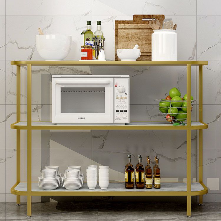 Modern Simple Kitchen Island Table Dining Room Stationary Prep Table