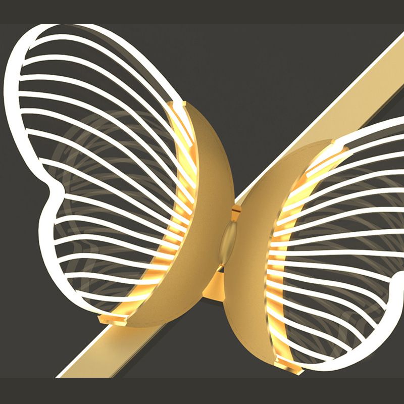 Pendance à cadre métallique en une lumière moderne 
Éclairage pendentif pour la chambre