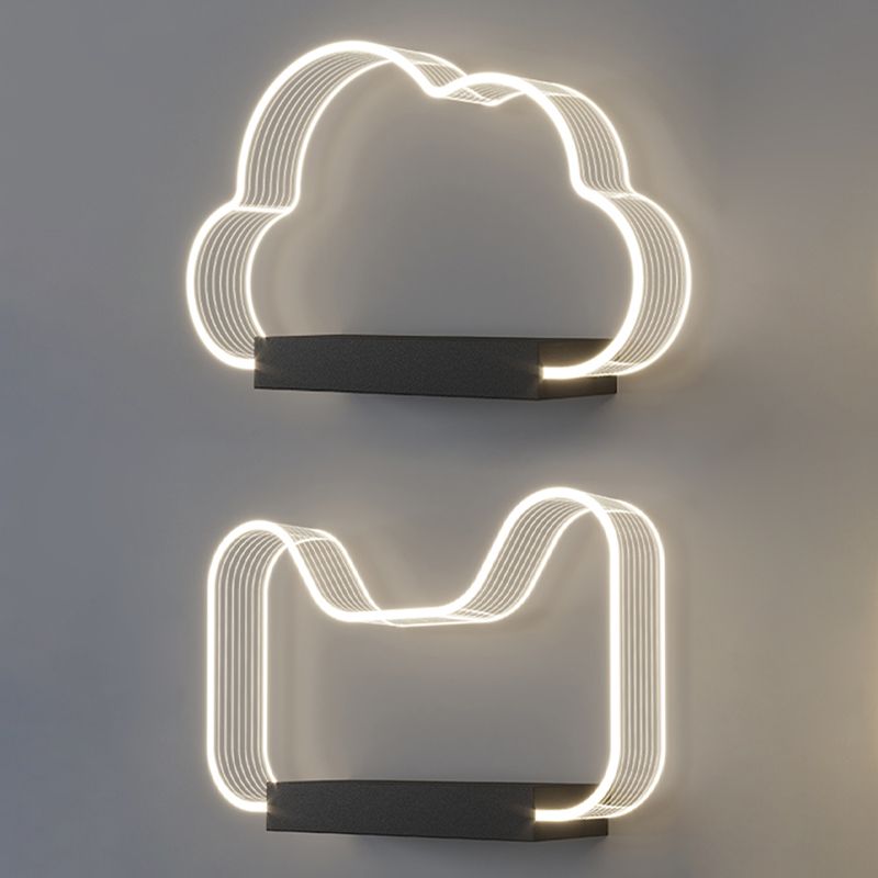 Lampada da parete a LED del letto Lampone Nordic Simple Wall Sconce per bambini Soggiorno