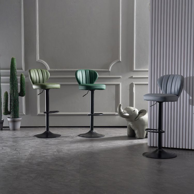 Modern Style Liftable Bar-stool Metal Counter Bar Stool with Metal Legs for Restaurant