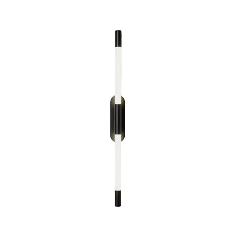 Golden/Black Linear Wall Light Sconces Modern LED Sconces for Living Room