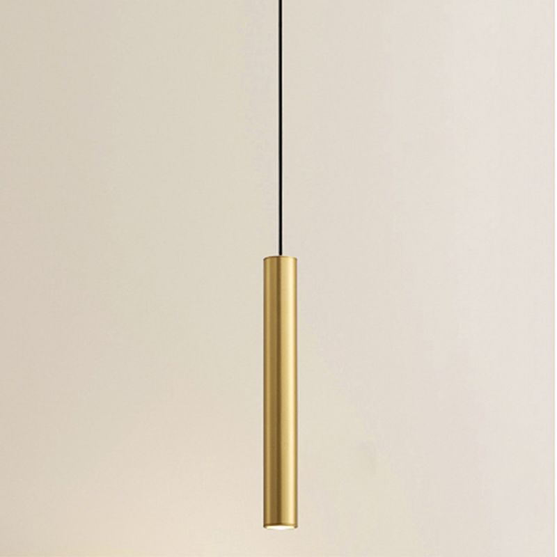 Metal Linear Shape Hanging Lights Modern Multi Light Pendant Light pour salle à manger