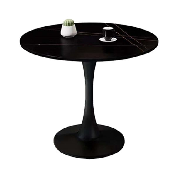 Mesa redonda Mesa de comedor contemporánea mesa de cocina con base de tulipán