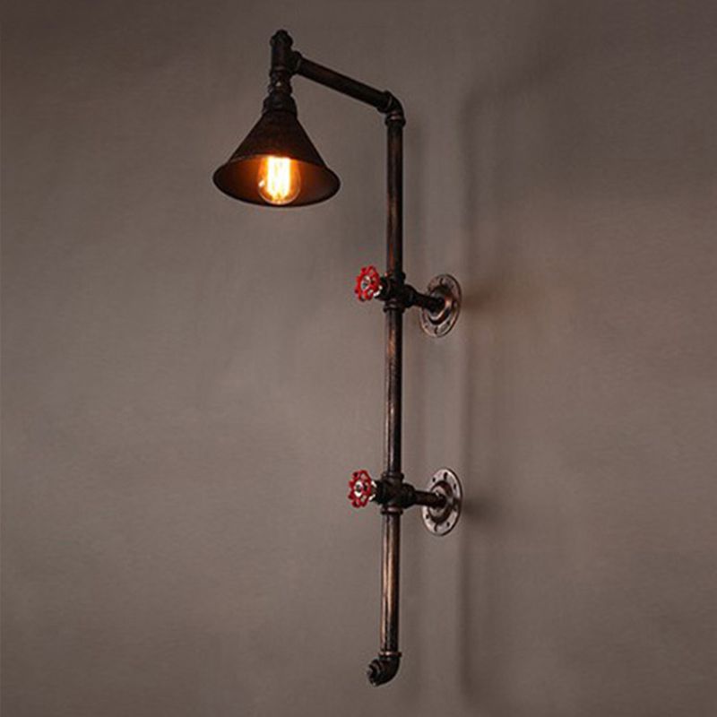 Industrial Wall Light Metallic Wall Light Sconce for Living Room