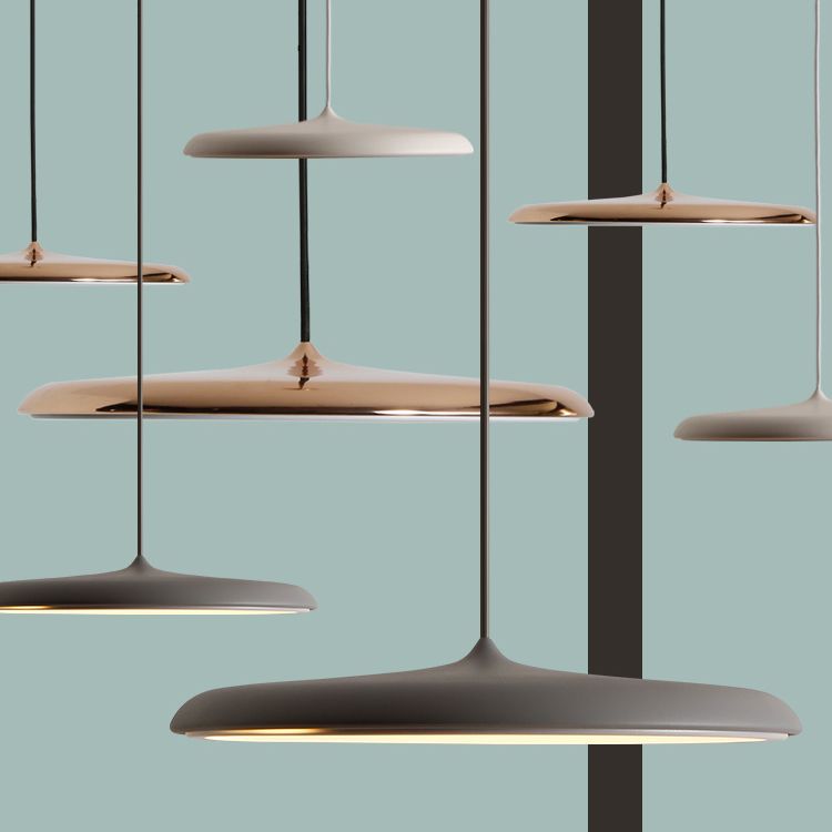 Lumière suspendue en métal Postmodern LED PENDANT POUR LE SALLE SOIX SOIR