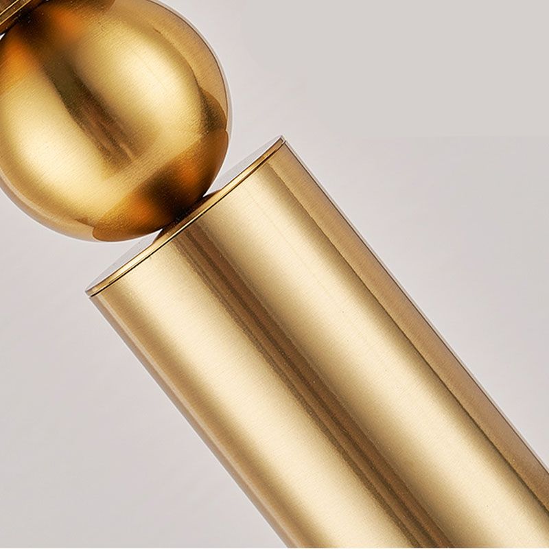 1/2 Lights Hanging Light in Gold Contemporary Pendant Lighting for Bedroom