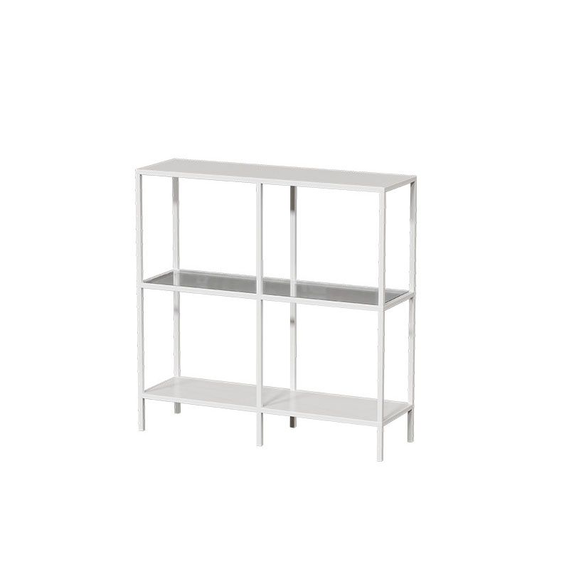 Modern Bookcase Metal Open Back Etagere Bookshelf for Home Office