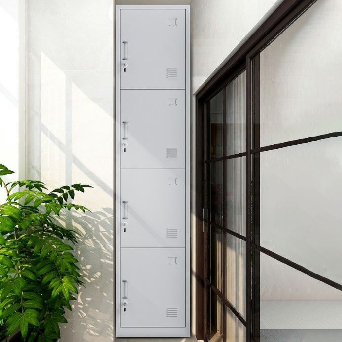 Industrial Storage Cabinet Hinged Wardrobe Closet for Bedroom