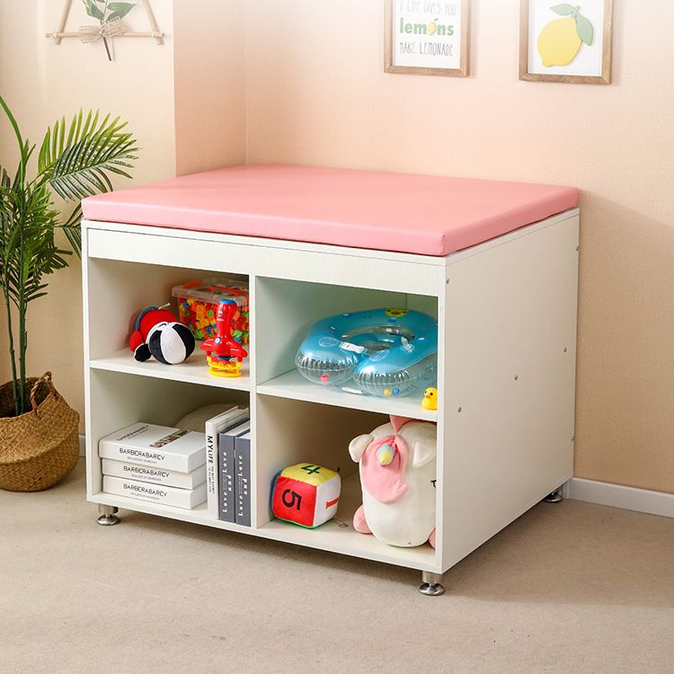 Modern Wooden Changing Table Dresser with Cabinet, 2-in-1Baby Changing Table with Storage