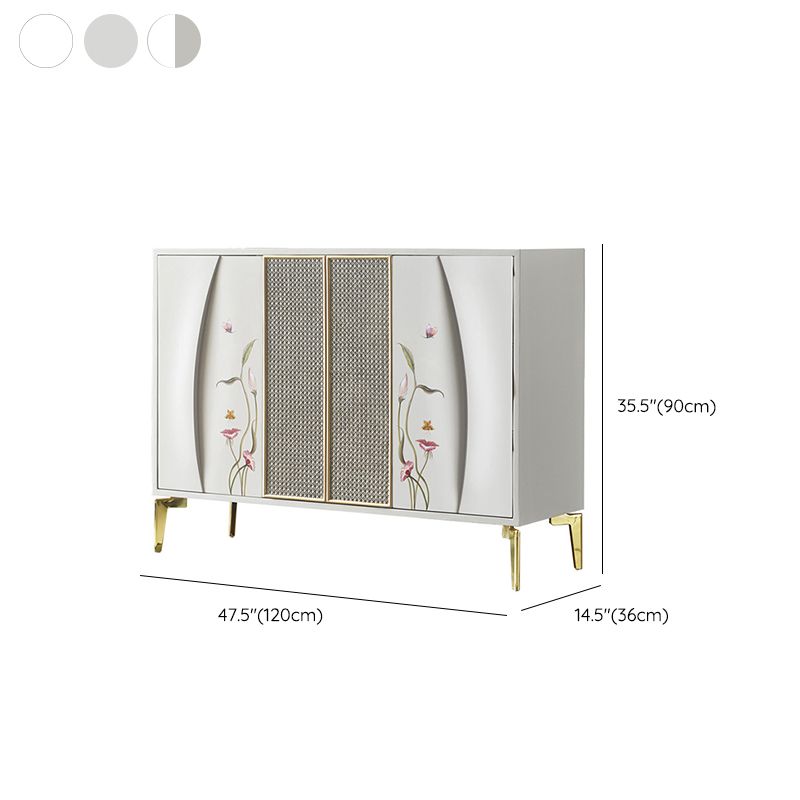 Classic Glam Horizontal Combo Dresser Wood Storage Chest Dresser for Bedroom