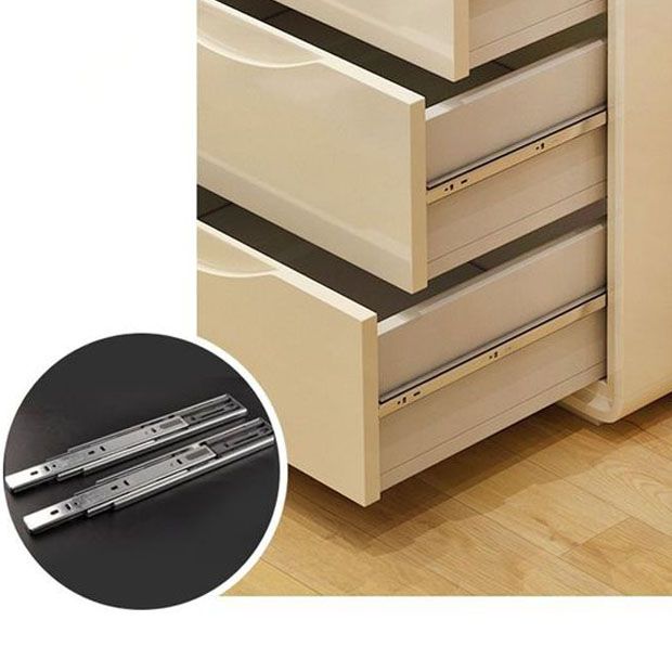 White Storage Chest 16" W Storage Chest Dresser with Drawers for Bedroom