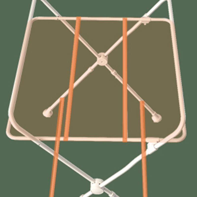 Modern Metal Baby Changing Table Safety Rails Changing Table With 4 Wheels