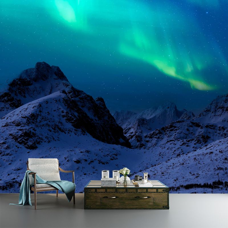 Contemporary Aurora Mural Wall Paper Home Decorations for Kitchen Living Room