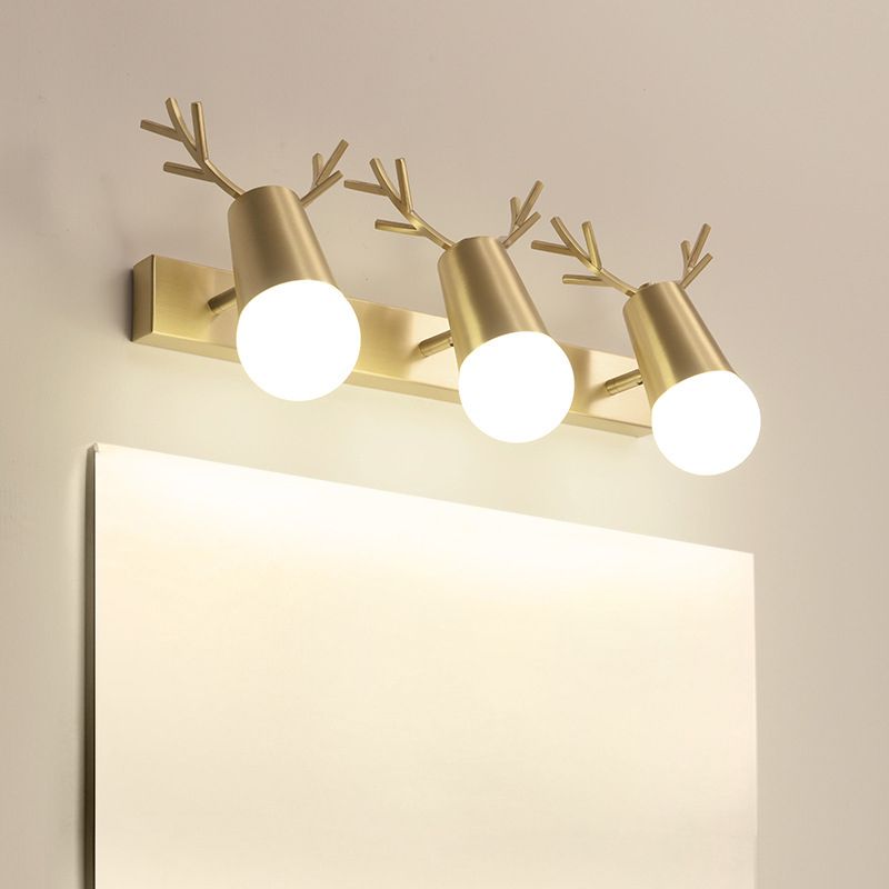 Lampade a sconde Golden Postmodern Lampada a parete multipla per soggiorno camera da letto