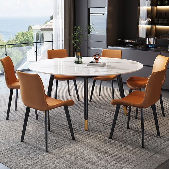 Round Extendable Dining Table Contemporary Stone Dining Table