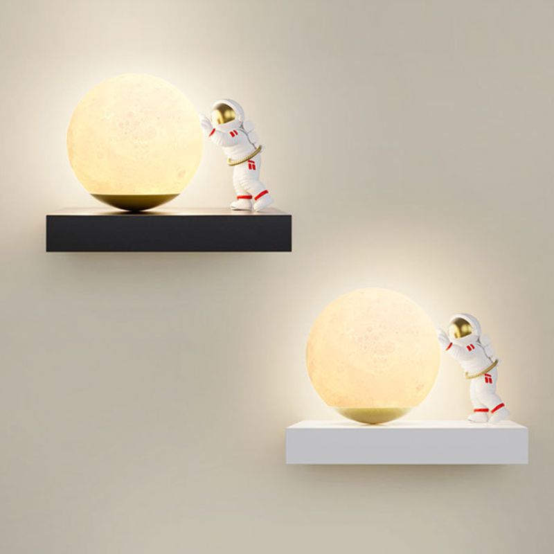Modern Wall Light Fixture Astronaut Wall Light Sconce for Kid's Bedroom
