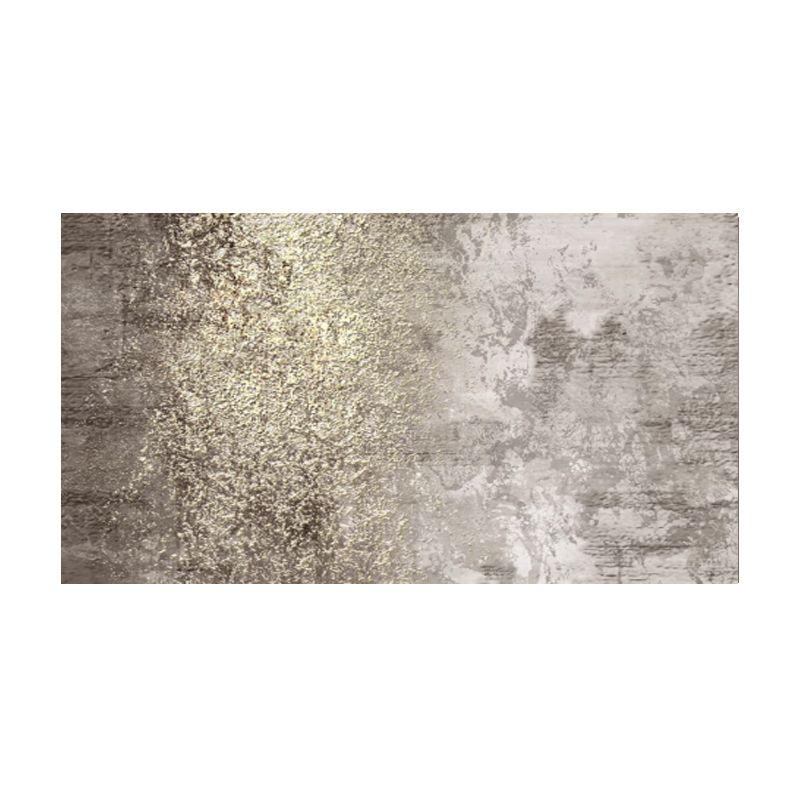 Stylish Modern Rug Grey Polyester Area Rug Geometric Pattern Non-Slip Backing Rug for Bedroom