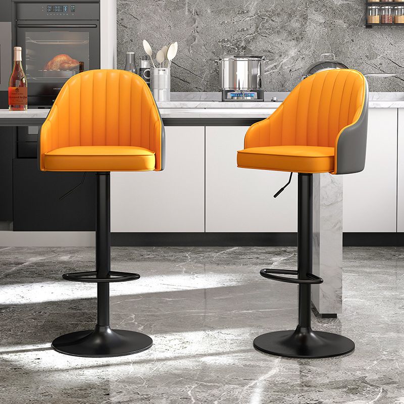 Cocina de metal escandinavo comedor taburete de altura ajustable taburete de barra