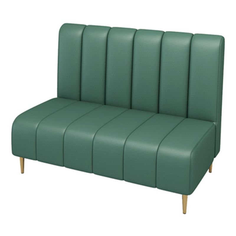 Divano glam contemporaneo oro 47,27 "d x 25,59" w x 33,46 "divano a 2 posti per ristorante
