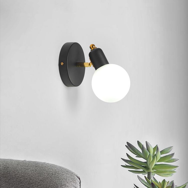 Glas moderne leeswandwandeling wereldwijd 1 licht wandgemonteerd licht voor slaapkamer