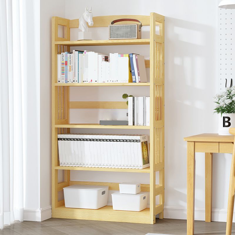 Scandinavian Open Shelf Bookcase Shelves Included for Home Office