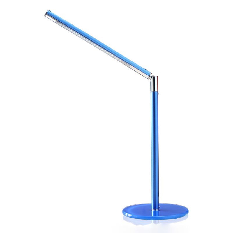 1 Light Light Linear Light Light da tavolo da notte in metallo contemporaneo per sala da studio