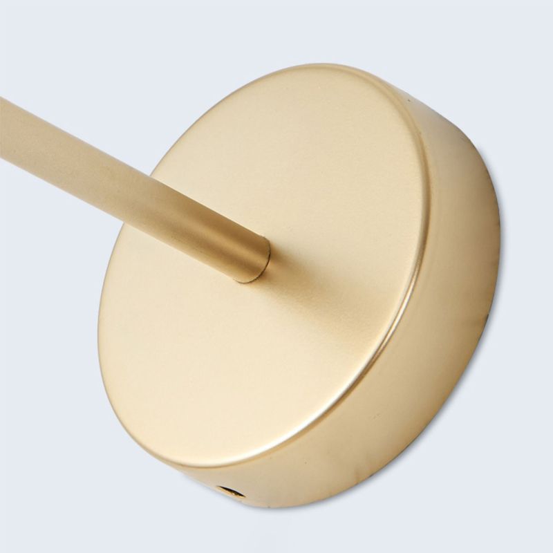 Modern Metal Wall Sconce Diamond Shape Wall Light with Fabric Shade for Bedroom