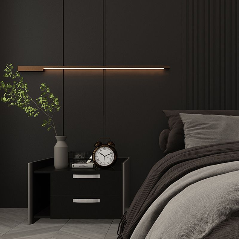 Metal Linear Shape Vanity Lights Modern Style 1 Light Vanity Light Fixtures