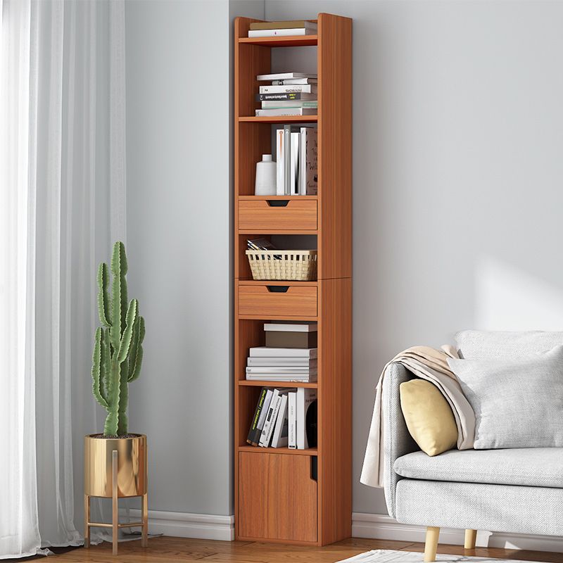 Contemporary Wooden Accent Cabinet with Shelves Storage Cabinet