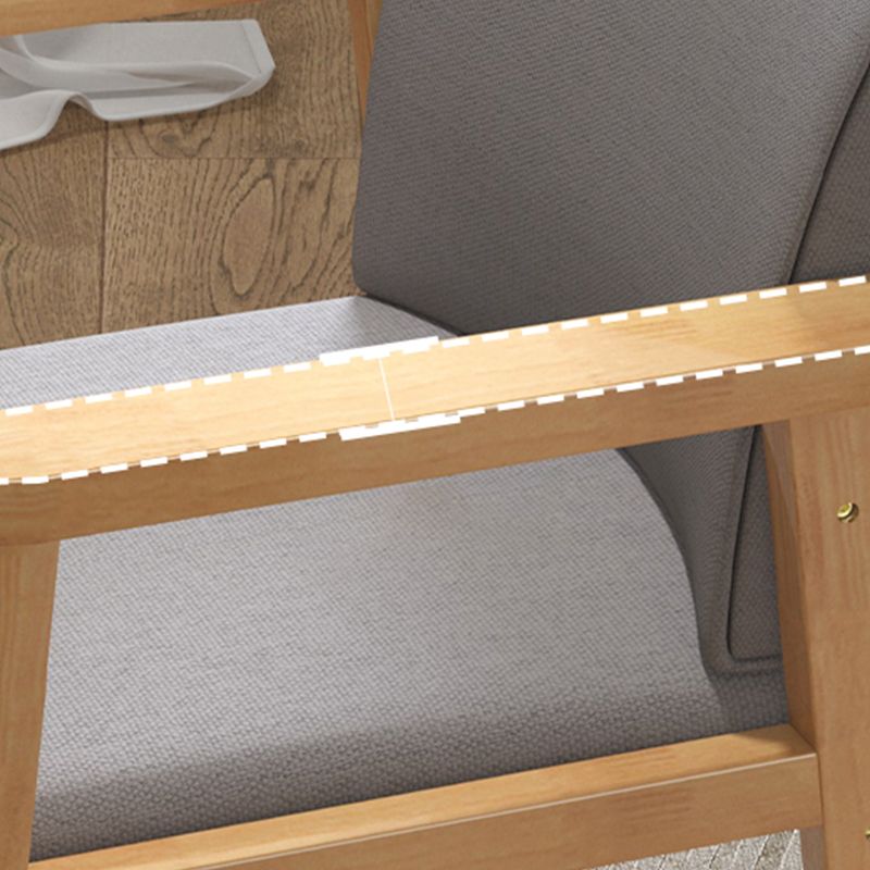 23.6"L x 22.0"W x 32.6"H Linen Chair Removable Cushions Accent Chair for Living Room