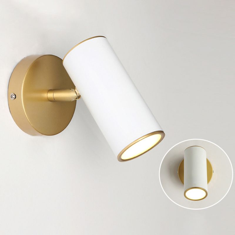 Cylinderical Sconce Light Fixture Modern Luxuru Style 1 Light Sconces