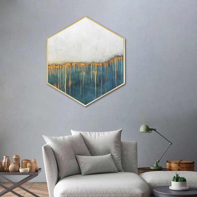 Hedendaags abstract muurkunstdecor keukencanvas in zachte kleuren, meerdere maten