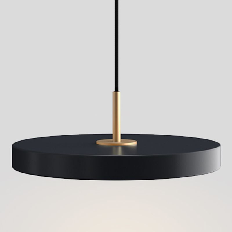 Forme circulaire de style moderne Hanging Light Metal 1 Light Hanging Lamping for Restaurant