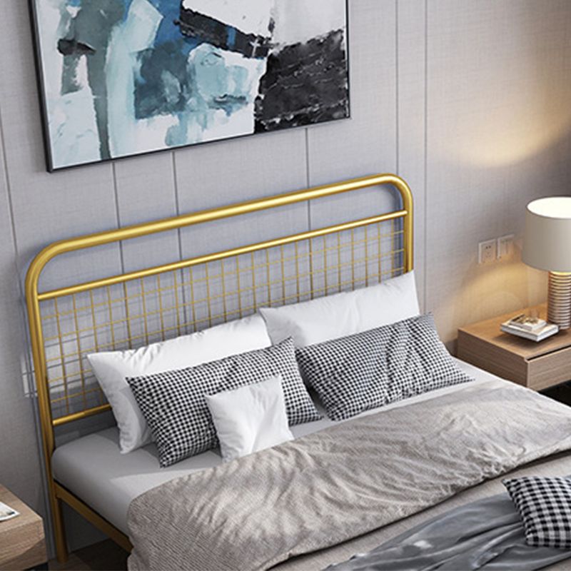 84.65 inch Wide Industrial Standard Bed Metal Bed with Headboard