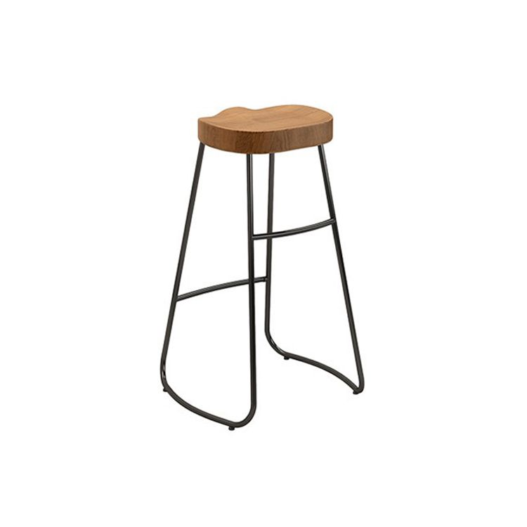 Solid Wood Bar Table Set Industrial 1/2/4 Pieces Metal Counter Set for Home Use