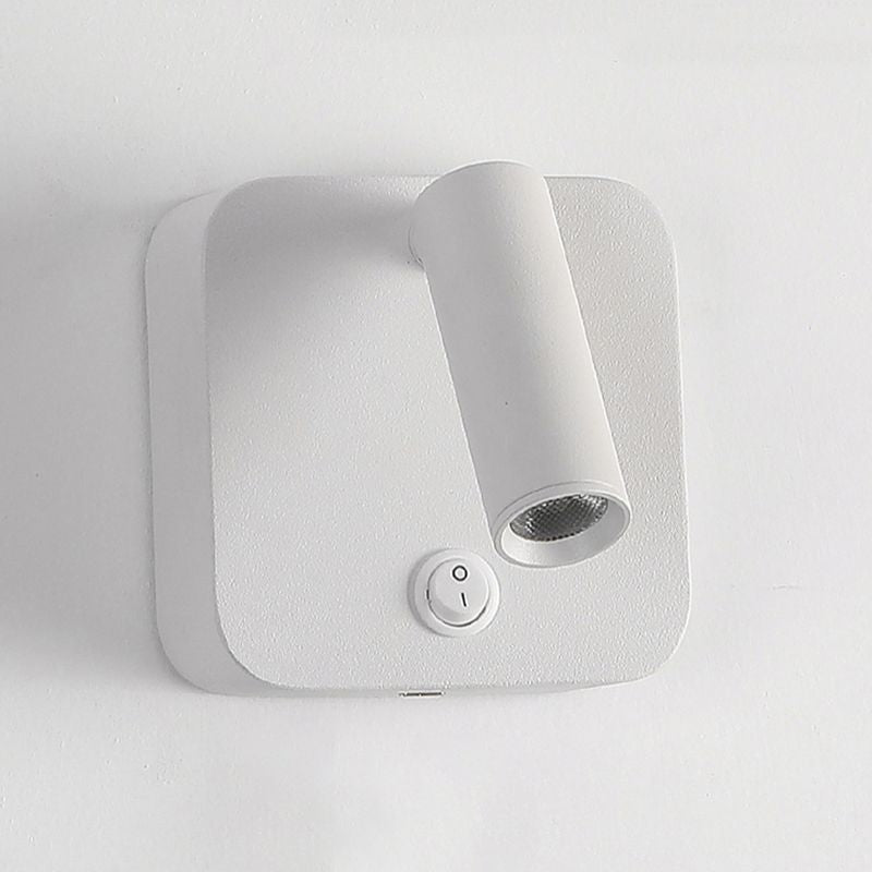 Luminaire d'applique LED Simplicité Litoire de lecture du mur métallique pour chambre à coucher