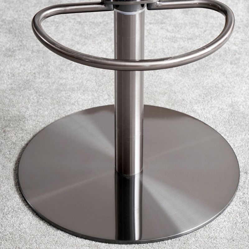 Industrial Adjustable Bar Stool Leather Backrest Counter Stool for Bristol