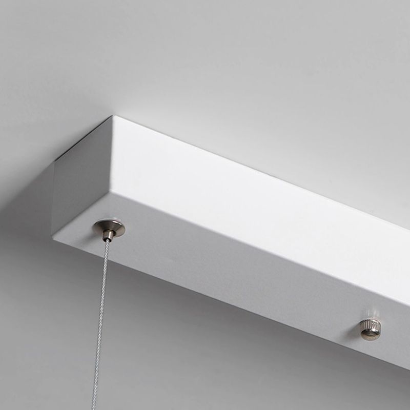 Modern Metal Ceiling Light Circle Shape Island Light with Acrylic Shade for Living Room